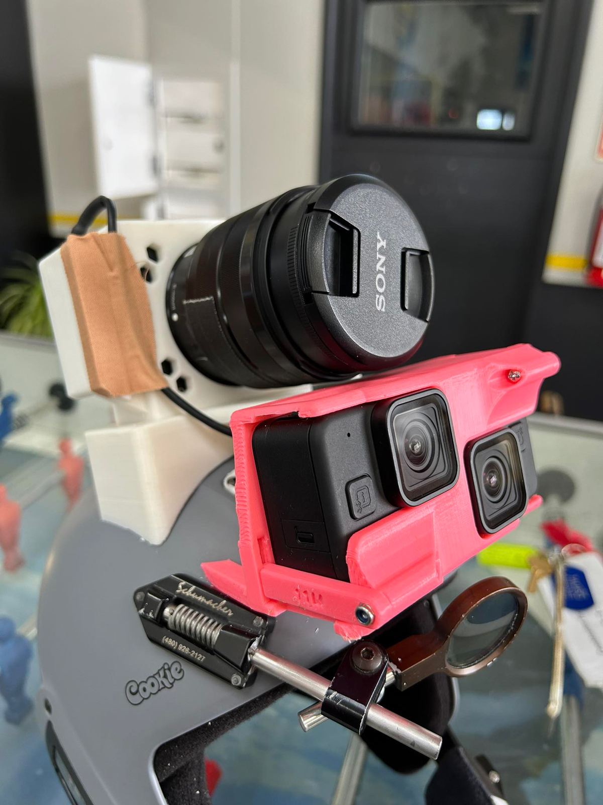 GoPro 11 Minis with an Sony Alpha Cage